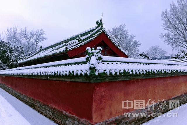 红墙白雪 2020年第一场雪后游地坛