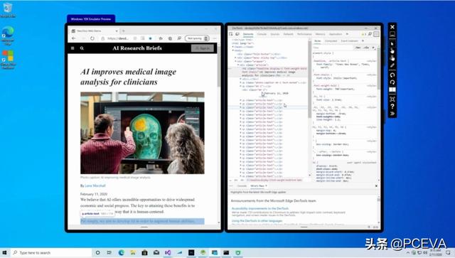 提前感受双屏未来：微软放出Windows 10X模拟器下载