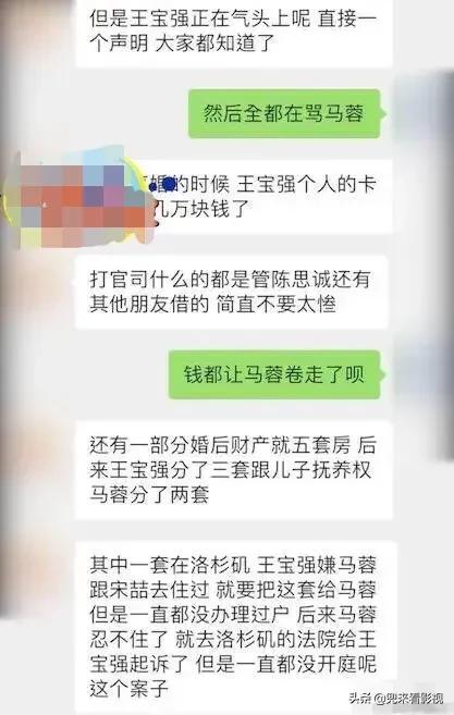 王宝强马蓉离婚事件，知情人向媒体曝光一份聊天记录