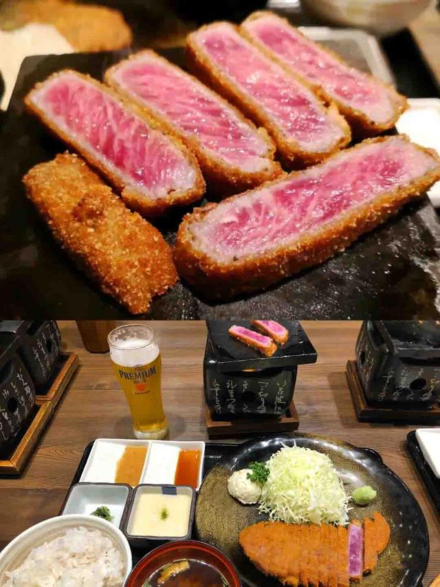 日本美食——外酥里嫩的炸牛排