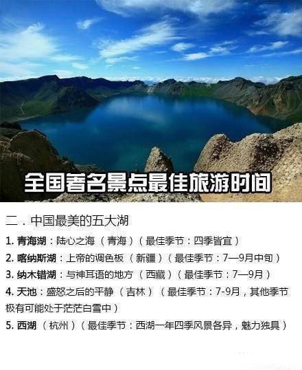 全国景点最佳旅游时间！收藏吧别错过