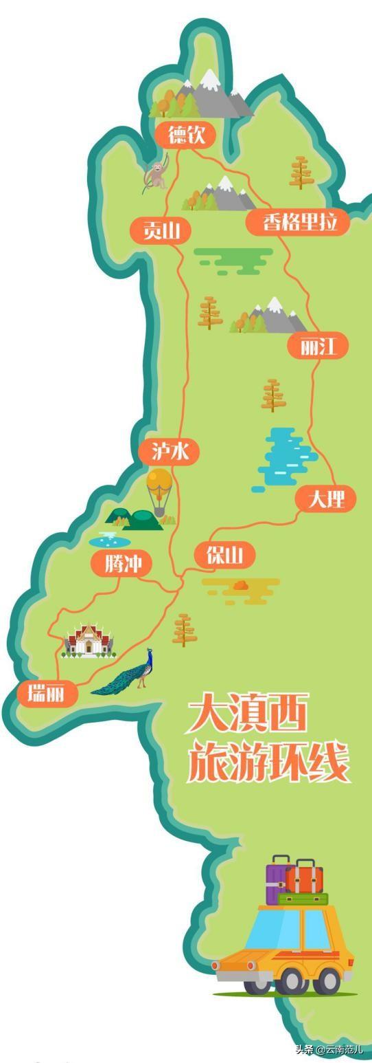 云南8个5A景区，滇西就占5个，这条绝美旅游环线必定要火