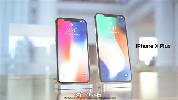 若嫌iPhoneX太小？你可以等明年的iPhoneX Plus，6.4英寸巨屏！