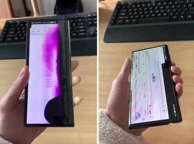 华为MateXs全国首碎，屏幕一分二几乎报废，天价维修费真心修不起
