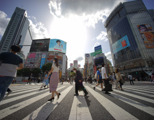 资料图：日本街头（时事通讯社）