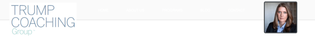 ▲特朗普“生涯教练”公司。/ 网站截图