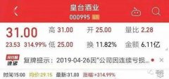 暂停上市19个月后，皇台酒业在近日成功