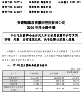 辉隆股份2020年度净利2.34亿增长20.99% 