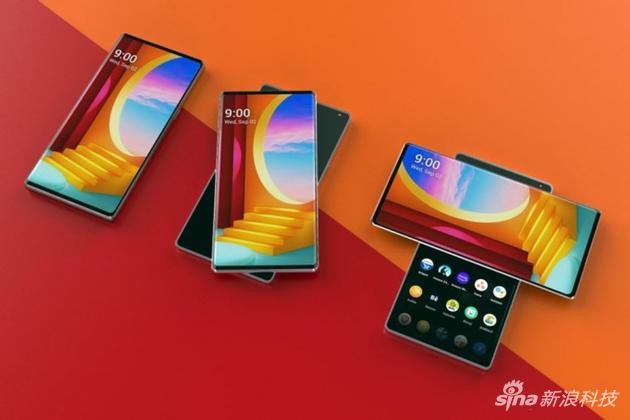 LG Wing 5G的屏幕可以旋转