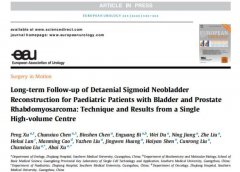 小儿膀胱/前列腺横纹肌肉瘤去带乙状结